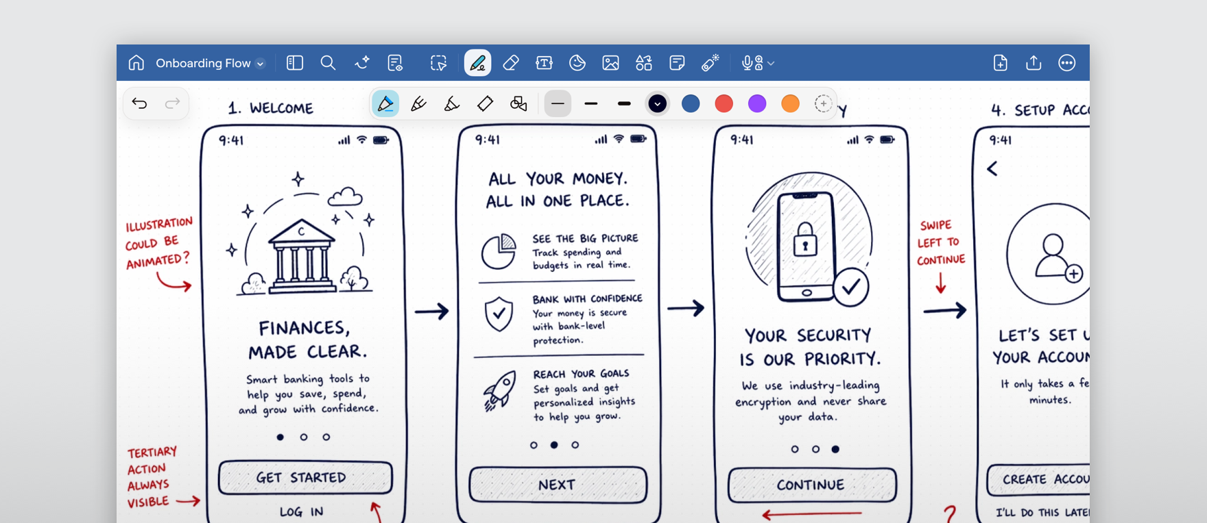 Featured blog image with the screenshot of Goodnotes
